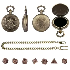 zegarek-pudelko-lesny-dziad-miedziany-malutki-zestaw-7-metalowych-kosci