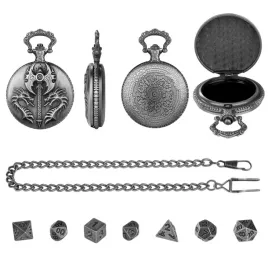 zegarek-pudelko-smoczy-wojownik-srebrny-malutki-zestaw-7-metalowych-kosci