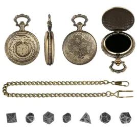 zegarek-pudelko-smoczy-uroboros-srebrny-malutki-zestaw-7-metalowych-kosci