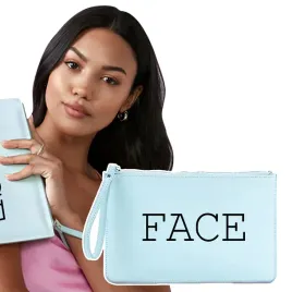 elegancka-kosmetyczka-damska-face-niebieska-na-zamek-soft-blue