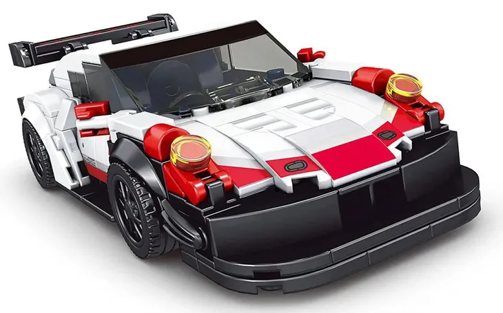 biale-auto-sportowe-ukladanka-klocki