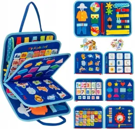 tablica-manipulacyjna-ksiazeczka-montessori-edukacyjna-niebieska-dinozaury