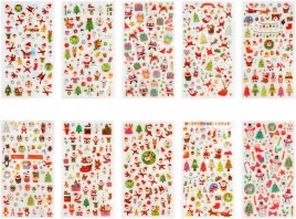 naklejki-swiateczne-3d-na-boze-narodzenie-snieg-zima-10-szt-arkuszy-zestaw