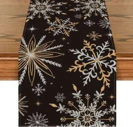 bieznik-na-stol-swiateczny-dekoracyjny-ze-sniezynkami-czarny-40-x-100-cm