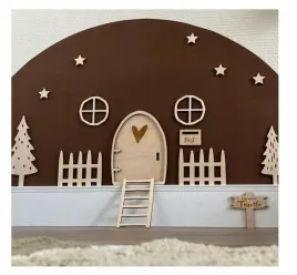 drzwi-ogrodzenie-zestaw-drewnianych-akcesoriow-dla-gnoma-skrzata-swiateczny