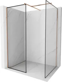 mexen-kioto-scianka-prysznicowa-walk-in-150x100-miedz-szczotkowana