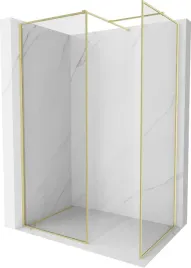mexen-kioto-f-scianka-prysznicowa-walk-in-ramka-180x95-zlota-szczotkowana