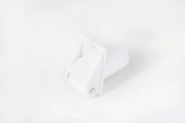 prowadnica-tasmy-22-mm-rurkowa-z-otworem-na-srube-biala