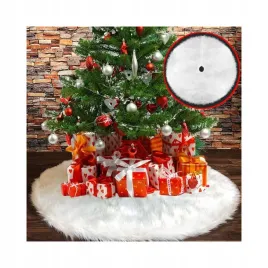 dywanik-pod-choinke-swiateczny-bialy-mata-okragla-90cm