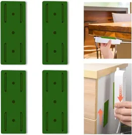 uchwyt-listwy-zasilajacej-samoprzylepny-uchwyt-scienny-zielony-4-szt