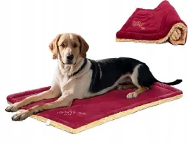 mata-dla-psa-legowisko-pluszowe-dwustronne-110x70-cm-kolor-czerwony