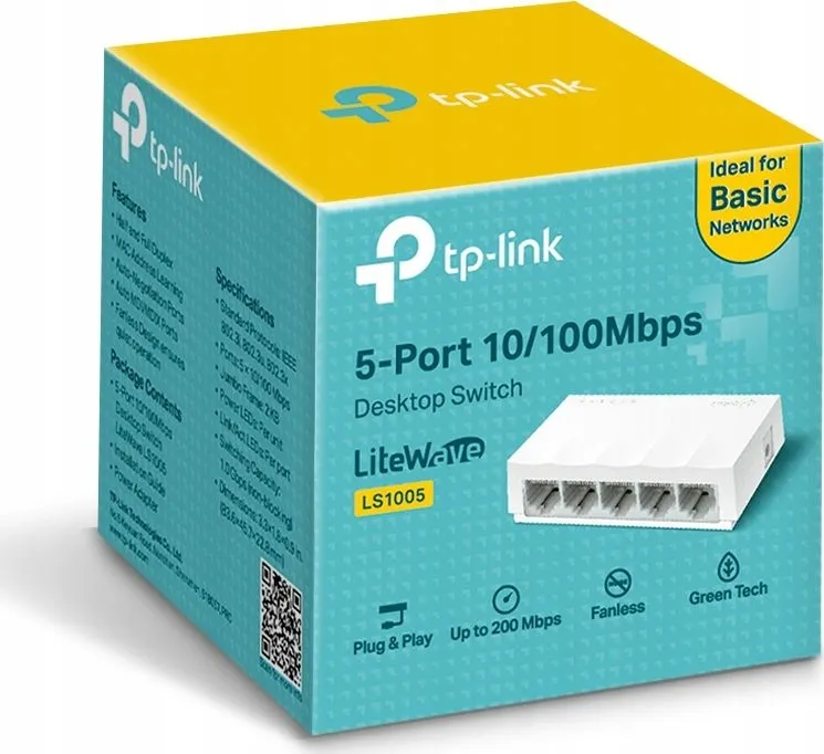 tp-link-przelacznik-ls1005-switch-5x10-100-stan-nowy