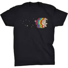 astronauta-koszulka-tecza-kosmos-galaktyka