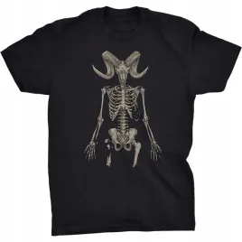 koziol-szkielet-koszulka-czaszka-black-metal-goth