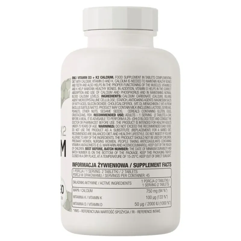 ostrovit-witamina-d3-k2-wapn-90-tabletek-postac-tabletki
