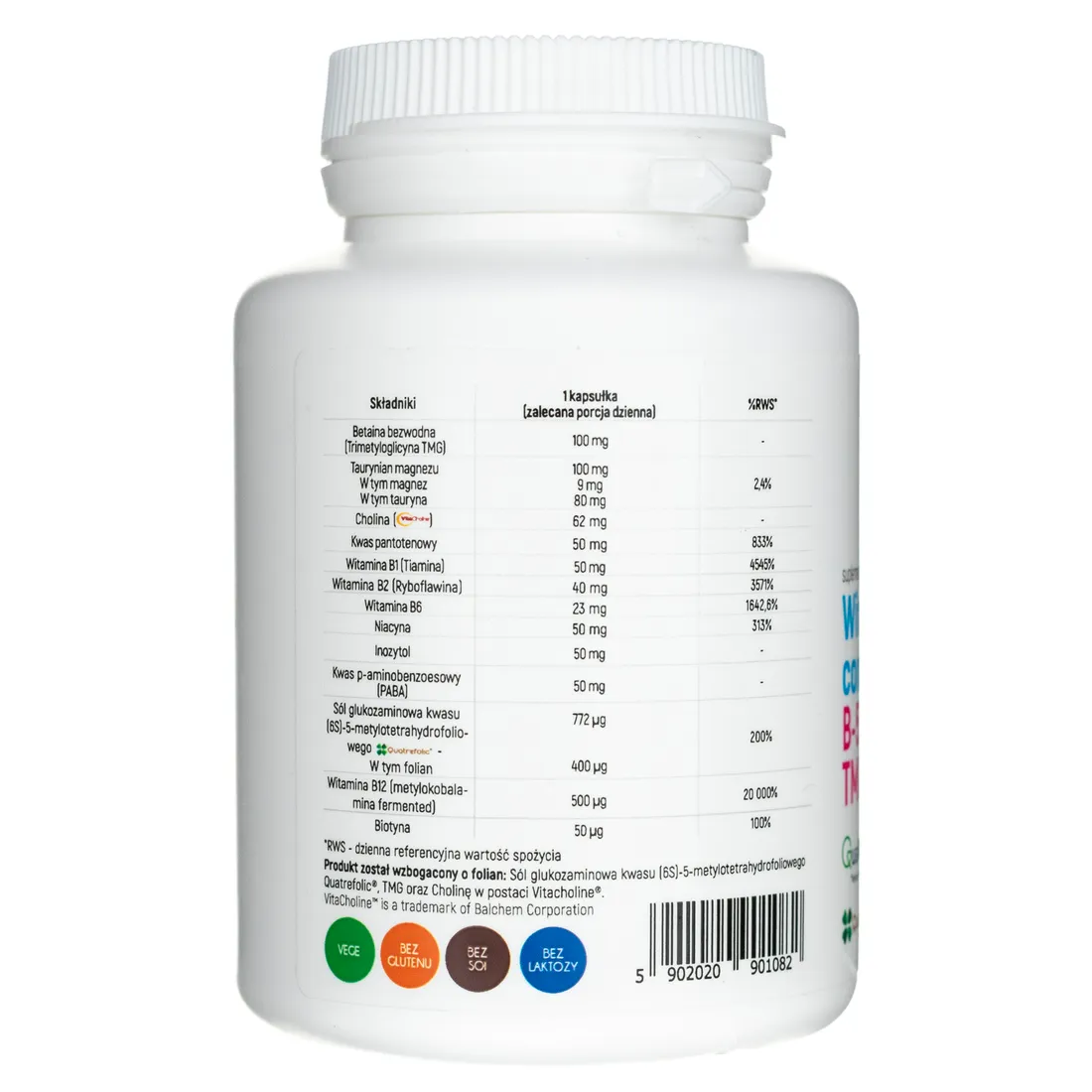aliness-witamina-b-complex-b-50-methyl-plus-tmg-100-kapsulek
