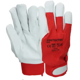 protect2u-rekawice-skorzane-red-na-rzep-r10