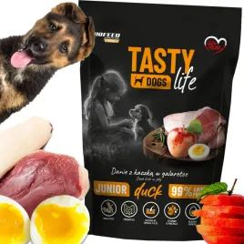 mokra-karma-dla-szczeniaka-tasty-dog-saszetka-junior-500-g-kaczka