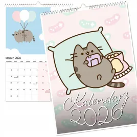 kalendarz-scienny-2026-wieloplanszowy-duzy-pusheen-bajka-kot-kotek-a4