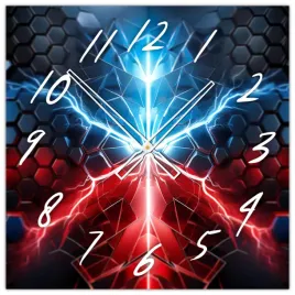 nowoczesny-zegar-scienny-szklany-abstrakcja-energii-electric1-50-cm