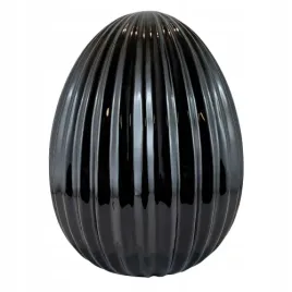 jajo-jajko-ceramiczne-czarne-duze-prazkowane-23cm