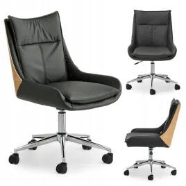 obrotowe-krzeslo-biurowe-z-ekoskory-czarny-leon-dab-podsrawa-chrom