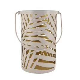 lampion-metal-pudrowy-roz-w-liscie-maly-12x195cm
