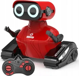 zabawka-rc-robot-zdalnie-sterowany-oswietlenie-led-grajacy-czerwony-12x13cm
