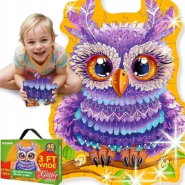 puzzle-49-elementow-kolorowa-sowa-60x90cm