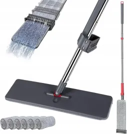 mop-plaski-system-wyciskania-do-mycia-podlog-6-nakladek-130cm-szary