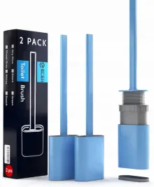 szczotka-toaletowa-silikonowa-wolnostojaca-lub-zawieszana-niebieska-2-szt