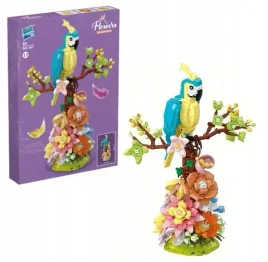klocki-papuga-ara-kwiaty-duzy-zestaw-1162-elem-diy-bukiet-kwiatow