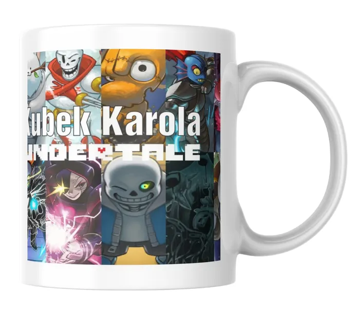 kubek-undertale-imie-gratis-prezent-kolor-biel