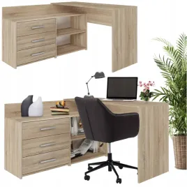 biurko-narozne-z-szufladami-komputerowe-komoda-polki-duze-dab-sonoma
