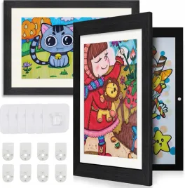 ramka-na-zdjecia-rysunki-wiszaca-scienna-otwierana-a4-2szt-czarna