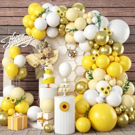 balony-dekoracja-balonowa-imprezowa-rozne-rozmiary-115szt-bialy-zolty