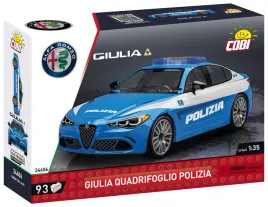 samochod-klocki-cobi-24606-alfa-romeo-giulia-quadrifoglio-polizia-policja