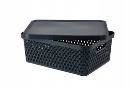 koszyk-z-pokrywa-orion-pojemnik-organizer-na-drobiazgi-12l-szary