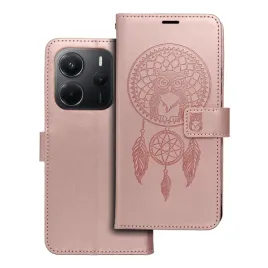 kabura-mezzo-book-do-xiaomi-redmi-note-14-5g-lapacz-snow-zloty-roz
