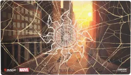 mata-gamegenic-mtg-marvel-s-spider-man-shiny-playmat-plains