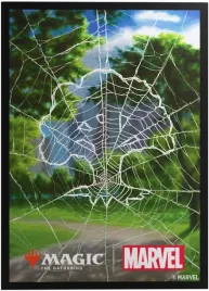 gamegenic-mtg-marvel-s-spider-man-premium-art-sleeves-forest