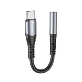 adapter-aux-jack-35-mm-do-usb-c-hoco-ls33-szary