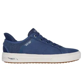 buty-damskie-skechers-slip-ins-arch-fit-arcade-forever-cozy-granatowe-