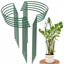 podporki-ogrodowe-metalowe-10-szt-zielone-do-roslin-pnacych-i-kwiatow-40-cm