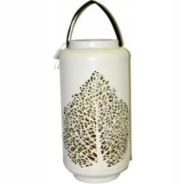 lampion-duzy-bialy-z-lisciem-i-aksamitna-raczka-19x37