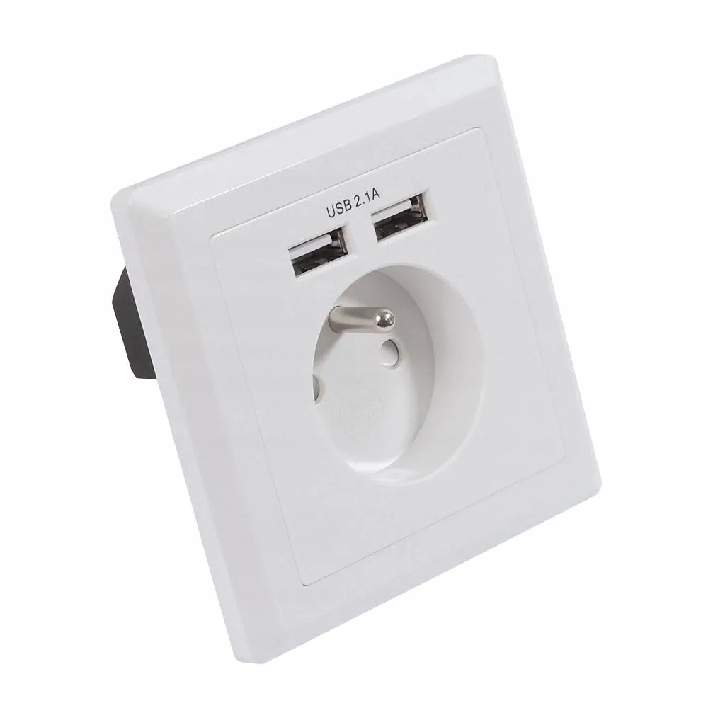 gniazdo-elektryczne-usb-scienne-gefom-bialy