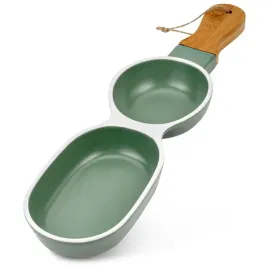 talerz-z-uchwytem-na-przekaski-do-dipow-porcelanowy-zielony-39cm