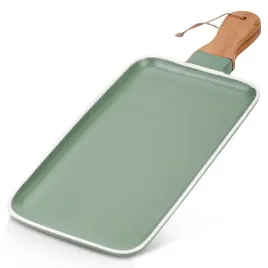 talerz-z-uchwytem-do-serwowania-dan-przekasek-porcelanowy-zielony-46cm