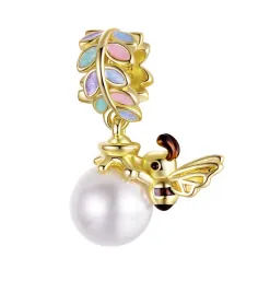 charms-srebro-925-kolekcja-zlote-koraliki-pszczolka-czerwinski