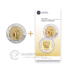 moneta-folder-5zl-2022-unc-zamek-w-mosznej-odkryj-polske
